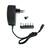 Alimentator universal adaptor AC/DC cu 6 capete, 30 W, Culoare (tm): negru - - Roveli