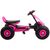 Kart cu pedale si roti gonflabile Driver Kidscare Roz - 2- Roveli