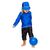Tricou de baie Fish blue marime 98-104 protectie UV Swimpy - 2- Roveli