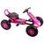 Kart cu pedale si roti gonflabile Driver Kidscare Roz - - Roveli
