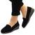 ​Mocasini de dama din piele naturala , negri A286-1-BLACK, Culoare (12): Negru, Marime (12): 37 - - Roveli