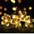Ghirlanda solara cu bec in forma de floare lumina calda - Set 2 bucati - - Roveli