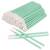 Betisoare din microfibra, Lip brush, pentru aplicare extensii gene, set 50 bucati, Culoare (26): verde - - Roveli