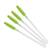 Periute Mascara din silicon pentru pieptanarea extensiilor de gene 50 buc, Culoare (26): verde - - Roveli