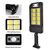 Lampa solara cu acumulator de exterior cu telecomanda 8 LED COB - 3- Roveli