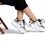 Sneakers dama cu talpa inalta Bej & Alb Malini, Culoare (12): Bej, Marime (12): 39 - - Roveli