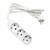 Prelungitor liniar cu 3 prize ceramice. : Marime - 2 m, Marime (tm): 2 m - - Roveli