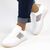 Pantofi sport de dama, decorati cu pietre Z027-WHITE, Culoare (12): Alb, Multicolor, Marime (12): 38 - - Roveli