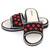 Papuci de dama decorati cu pietre 896-DIAMOND-BLACK, Culoare (12): Rosu, Marime (12): 40 - - Roveli