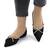 Balerini de dama, eleganti, cu varful ascutit AB111-BLACK, Culoare (12): Negru, Marime (12): 37** - - Roveli