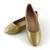 Balerini de dama,comozi si usori, sidefati GRS-1923-GOLD, Culoare (12): Auriu, Marime (12): 36 - 4- Roveli