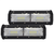 Set 2 proiectoare LED, 144W cu 48 de leduri - - Roveli