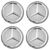 Set 4 Capace jante cu sigla Mercedes Benz, AMG, 75mm - 2- Roveli
