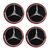 Set 4 Capace jante cu sigla Mercedes Benz, AMG, 75mm - 6- Roveli