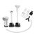 Set claxon cu 2 goarne si compresor, 12V - 5- Roveli