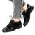 ​Pantofi de dama, lacuiti, cu talpa joasa P075-8-BLACK, Culoare (12): Negru, Marime (12): 37 - - Roveli