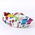 ​Papuci de dama, flip- flops, cu talpa rotunjita FLOWER-15-MULTICOLOR, Culoare (12): Alb, Multicolor, Marime (12): 38* - - Roveli