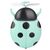 Mini ventilator cu oglinda T170, tip buburuza, USB (3 culori) - - Roveli