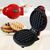 Aparat de facut vafe, antiadeziv, HB66, 350W - 3- Roveli