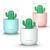 Mini umidificator cactus RDE286, 300 ml, 3 culori - 2- Roveli