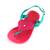 Sandale de copii, flip-flops HEART #2-10-FUXIA/GREEN, Culoare (12): Verde, Fucsia, Marime (12): 28 - - Roveli