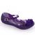 ​Balerini de dama, din cauciuc, cu funda si bareta H160-PURPLE, Culoare (12): Mov, Marime (12): 36 - - Roveli
