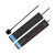 Prelungitor cu 3 prize si 4USB, E299, alb/negru - 5- Roveli