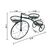Suport ghivece tip bicicleta vintage, 2 modele - 6- Roveli