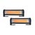 Set 2 Lampi auto, lumina de avertizare, stroboscop, 40W - 2- Roveli