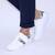 ​Pantofi casual de dama, confortabili si usori LB8836-WHITE/BLACK, Culoare (12): Negru, Marime (12): 39* - - Roveli