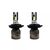 Set 2 becuri LED auto R6, 80W, 4000Lm, 6000k Slot 9005 - - Roveli