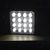 Set 2 proiectoare LED patrate, 2.2 cm grosime, 48W, 12/24V - 4- Roveli