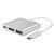 Adaptor 3 in 1 USB, HDMI, Tip C 308 - 2- Roveli