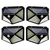 Set 4 x Lampi Solara 100 Led Ultra cu Senzor de miscare - - Roveli
