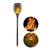 Lampa solara LED, tip torta cu efect de flacara - - Roveli