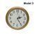 Ceas decorativ de perete, 3 modele - 6- Roveli
