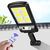 Lampa solara 120 LED W7566, telecomanda, senzor miscare, 30W - 7- Roveli