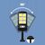 Lampa solara 120 LED W7566, telecomanda, senzor miscare, 30W - 9- Roveli