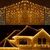 Instalatie turturi Craciun, 300LED 12m, alb cald, consum redus - 2- Roveli