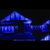 Instalatie perdea luminoasa, 120LED, 4m, albastru, consum redus - 5- Roveli