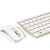 Set tastatura si mouse K3940, wireless, 2.4G, alb sau negru - 2- Roveli