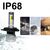 Set 2 becuri auto LED H11, 11000 lumeni, 110W per set, 6000K - Alb - 7- Roveli