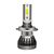 Set 2 Becuri auto H7 LED, 80W/set, F2 COB - 4- Roveli