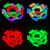 Set 20 LED RGB neon, lumini ambientale pentru luneta - 4- Roveli