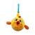 Jucarie din plus pentru agatat, fosnaie si vibreaza, Baby Fish Yellow - - Roveli