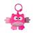 Jucarie din plus pentru agatat, fosnaie si vibreaza, Cutie Owl Pink - - Roveli