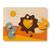 Puzzle din lemn certificat FSC, cu piese imbinate, Hauck, Lion - - Roveli