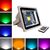 Proiector LED COB 20W, RGB, IP65, 220V - - Roveli