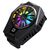 Cooler cu suport telefon CL8, RGB, LED - - Roveli