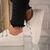 Sneakers dama din piele ecologica cu scai Albi Marta, Culoare (12): Alb, Marime (12): 36 - 5- Roveli